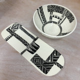 Ceramic Platter  - Woven Grafik