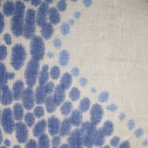 Three Diamonds - Hand painted linen throw or wall hanging