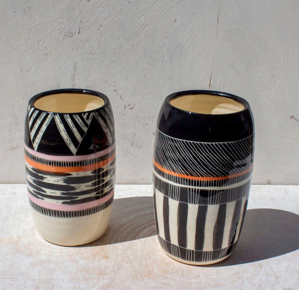 Textured Weave - Slender Vase