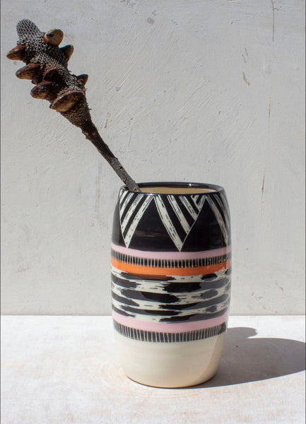 Tri Burst - Slender Vase