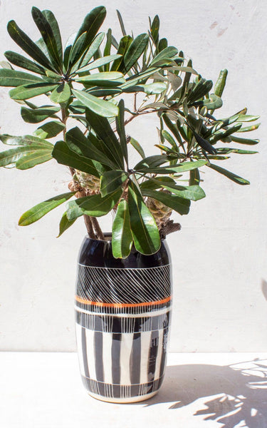 Textured Weave - Slender Vase