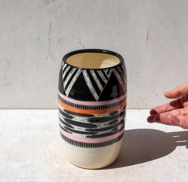 Tri Burst - Slender Vase